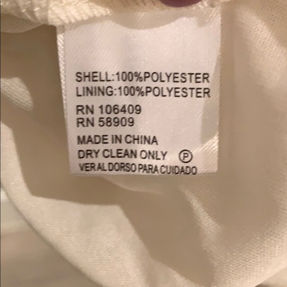 Gianni Bini cream floral embossed mini dress Size Large NWT - Picture 5 of 6